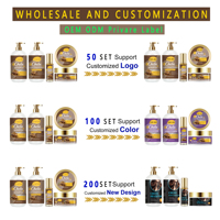 Ensemble Shampoing et Après-Shampoing Végétalien Personnalisé Chébé Croissance Capillaire, Réparation Cheveux Abîmés, Sans Sulfate, Anti-Pelliculaire