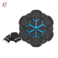 Machine de boxe électronique intelligente murale Chengji pour l'entraînement de réaction, avec six cibles lumineuses et musicales, idéale pour les enfants et le fitness à domicile