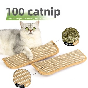 Giocattolo con cuscino per gatti erba gatta e corda di canapa che riempiono i denti per pulire la resistenza al morso del giocattolo consuma energia per uso interno Design classico - Product Image 4
