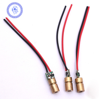 Module Laser à faisceau lumineux rouge, 3-5v 650nm 10mw, usage industriel