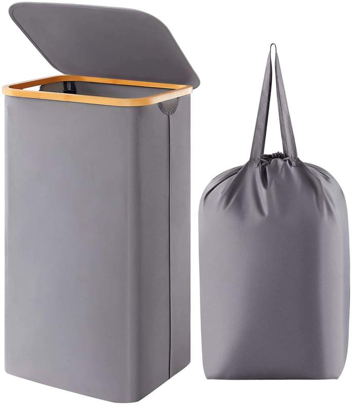 Large Foldable 100l Laundry Basket With