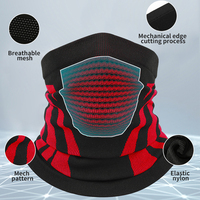 Cagoules d'hiver pour hommes et femmes, cache-cou, cache-visage respirant, couvre-visage, sports de ski, écharpe coupe-vent, couvre-chef doux