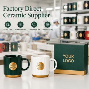 Set Regalo di Tazze in Ceramica Scanalata <span class=keywords><strong>con</strong></span> Logo Personalizzato, Tazza <span class=keywords><strong>da</strong></span> <span class=keywords><strong>Caffè</strong></span> all'Ingrosso <span class=keywords><strong>con</strong></span> Confezione Regalo di Lusso, OEM ODM, Regalo Promozionale Aziendale - Product Image 6