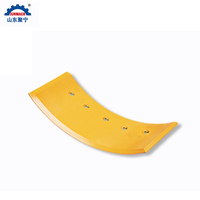 Lames de niveleuse à bord incurvé en acier de haute qualité pour Caterpillar 140K 16G Prix compétitif 7D1577 7D1576