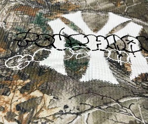 T-shirts en coton personnalisés avec impression DTG graphique camouflage intégral, coupe thermique ample, en maille gaufrée à manches longues pour hommes – Fabricants - Product Image 3