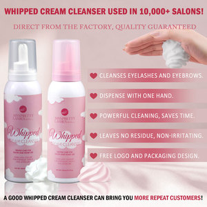 Detergente per Ciglia 100ml al Profumo di Rosa, Shampoo Cremoso Personalizzato per Extension Ciglia - Product Image 1