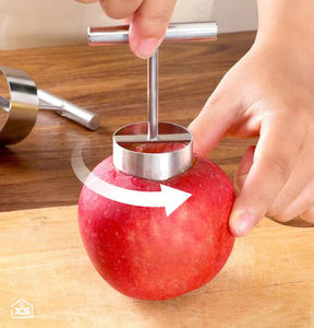 En gros DD1097 Outil à retirer le noyau de fruits en spirale, séparateur, dénoyauteur, moule à riz vapeur en acier inoxydable, outil à dénoyaouter les poires - Product Image 4