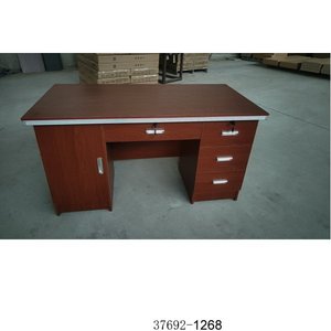Escritorio de Oficina Moderno con Gabinete de Almacenamiento de Madera, Diseño Contemporáneo para Oficina en Casa, Independiente 37692-108 - Product Image 5