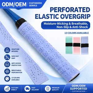 60 Rollos de Cinta de Agarre para Raqueta, Coloridos, de PU Perforado, Antideslizantes, Absorbentes de Sudor, para Tenis, Bádminton, Squash, Pickleball - Product Image 2