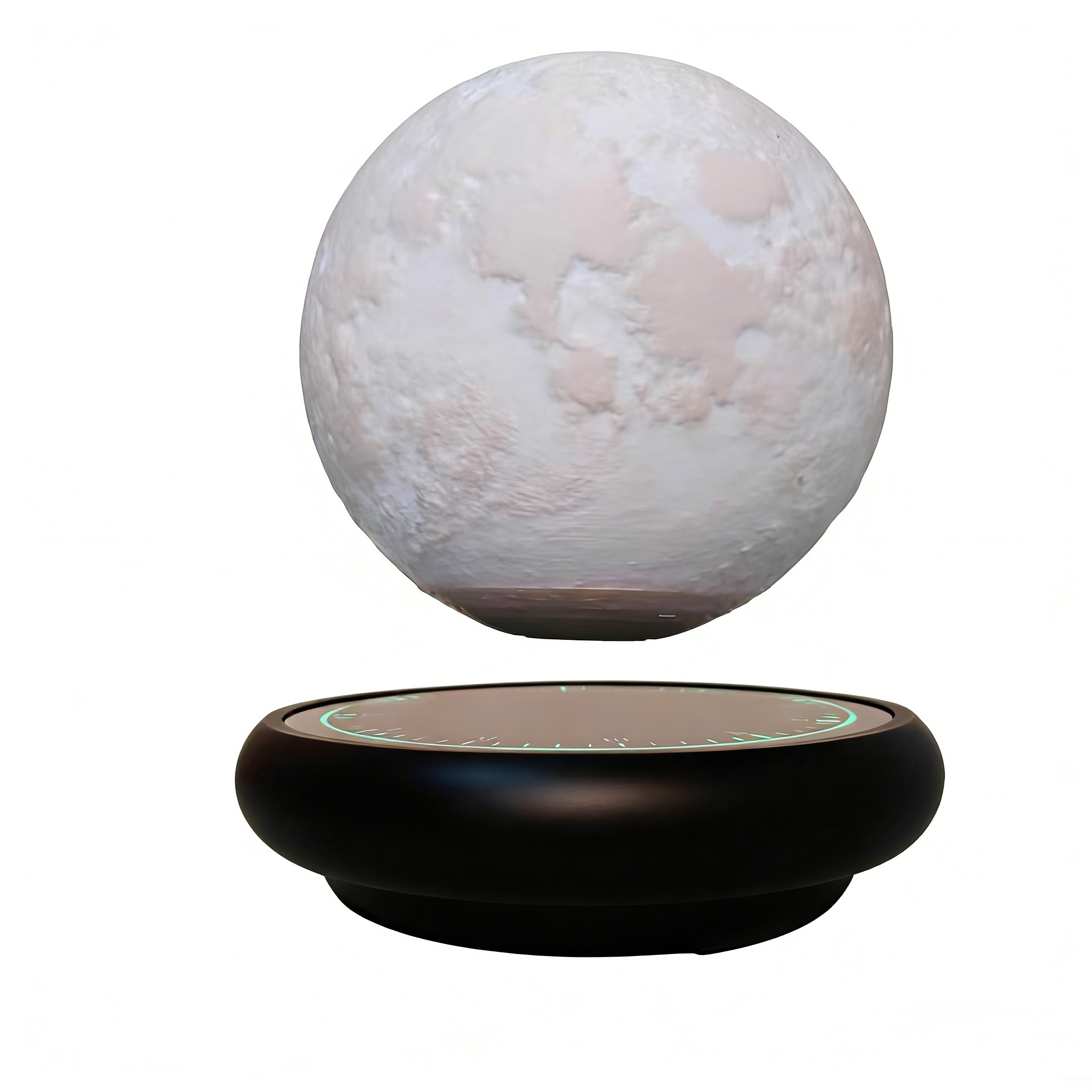 Black base floating moon light