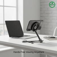 360 °   Support de téléphone magnétique rotatif pour bureau, fixation double face puissante pour iPhone Samsung, logo personnalisé, directement de l'usine OEM