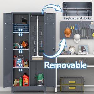 Banco de Trabajo Convertible de Alta Calidad a Precio de Fábrica, Gabinete de Herramientas Metálico para Garaje de Uso Pesado - Product Image 2