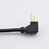 Cable de Datos USB 2.0 Tipo C de 20 cm en Forma de L, Carga Rápida, Conductor de Cobre Puro para Teléfonos Móviles, Cámaras de Coche, Impresoras, de Fábrica OEM