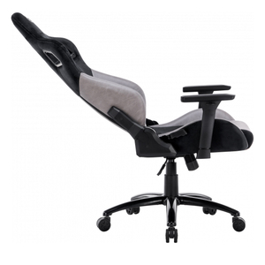 2025 sedia da gioco ergonomica regolabile grigio nero 3D braccioli reclinabili massaggio pieghevole supporto lombare girevole - Product Image 4