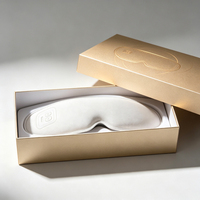 Boîte cadeau de luxe personnalisée pour dispositif de soin des yeux télescopique tridimensionnel avec insert en éponge pour marque de technologie de santé
