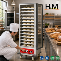 Armoire de maintien au chaud et de fermentation professionnelle 15 bacs, pour boulangerie, démontable, 110V, porte en Lexan, certifiée NSF