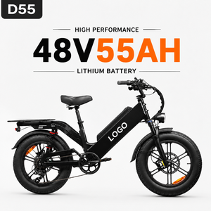 Bicicleta Eléctrica con Llantas Anchas, 48V 55Ah, 240km de Autonomía, 750W, 80Nm de Torque, Llanta Resistente a Pinchazos, Bicicleta Eléctrica para Reparto - Product Image 1