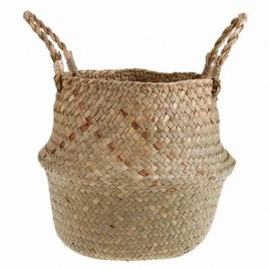 Rosa Blumentopf im europäischen Stil, Dankeschön-Rattan-Chadale-Konus aus chinesischen Körben, Cubotti-Leinwand, <span class=keywords><strong>Humber</strong></span>, Cambiar, sesgedeckte Tasche, Jute-Pila - Product Image 4