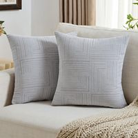 Housse de coussin pour dossier de canapé à fermeture éclair invisible, pour la décoration intérieure et l'hôtellerie