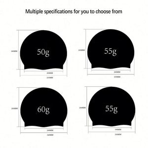 Custom Logo Unisex Soft Swim Cap for Women and Men Intensive Training Comfortable Non-Slip Long Hair Swimming Hat Promotion <b>Gift</b> - Product Image 4