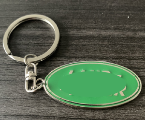 พวงกุญแจคาราบิเนอร์สำหรับรถยนต์พวงกุญแจโลหะสังกะสีเคลือบหลากสีสำหรับส่งเสริมการขายโลโก้ - Product Image 5