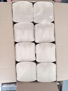 PTV-V-250W(20/16) Toalla de Papel de 2 Capas, Servilleta Fácil de Usar, Toalla de Mano Comercial de Papel Kraft, Toallas de Papel Desechables - Product Image 3