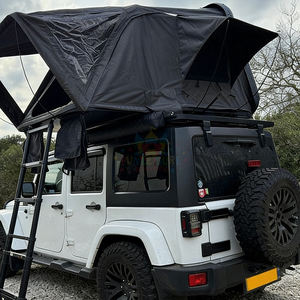 Carpa de techo rígida de aluminio con apertura lateral, bolsa de almacenamiento de aluminio, dos habitaciones, carpa de techo para coche con escalera y apertura lateral - Product Image 6