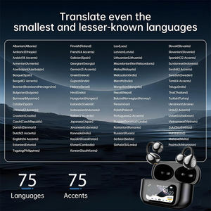 Écouteurs sans fil BT 5.4 avec traduction linguistique IA, traducteur en temps réel pour 150 langues, écouteurs pour les affaires, nouveauté - Product Image 6