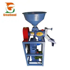 Greatbond ev Mini kombine pirinç freze makinesi pirinç işleme makinesi