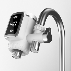 Vendita calda a manico singolo rubinetto elettrico a parete per acqua calda con doccia Hotel uso a foro singolo installazione IPX4 impermeabile - Product Image 3
