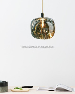 Modern Home <strong>Hanging</strong> Glass Lamp Restaurant Dining Room Lighting Chandeliers For Kitchen
