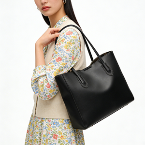Borsa a Spalla di Lusso in Pelle PU con Motivo Solido e Fodera in Poliestere per <span class=keywords><strong>Donna</strong></span>, Adatta a Tutte le Stagioni - Product Image 1