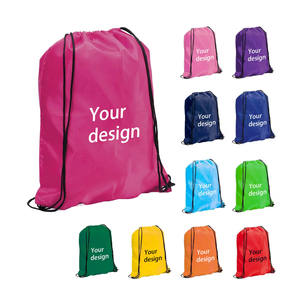 <b>Drawstring</b> <b>Backpack</b> Waterproof Gym Bag for Swimming Soccer Basketball Baseball Volleyball 12 Colors Gift Bag for Christmas Party - Product Image 1