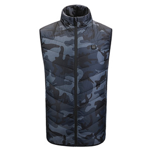 <strong>Electric</strong> Rechargeable <strong>Heated</strong> Vest Mens Winter Heating Vest Waistcoat Quilted Padding Winter Heavy <strong>Jacket</strong> Down Bib - Product Image 4