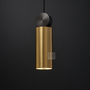 Lampe suspendue en laiton minimaliste pour intérieur, luminaire décoratif pour chambre à coucher, bureau et <span class=keywords><strong>café</strong></span> - Product Image 4