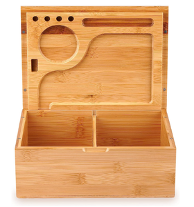 Large Natural Bamboo Decorative Storage Box Wooden Keepsake Box Great Father Day Gifts Magnetic Lid for Home Storage