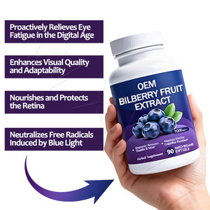 Harga terbaik jumlah besar Gel lembut mata Bilberry Lutein kapsul Zeaxanthin untuk Suplemen perbaikan penglihatan Bilberry Softgel - Product Image 5