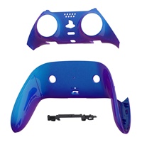 Coque de remplacement DIY pour manette PS5 Edge, coque avant et arrière, garniture décorative supérieure et inférieure, bande de coque