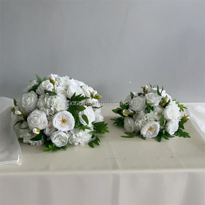 FL-175 di lusso festa nuziale floreale fiore palla disposizione rosa bianca verde fiori centrotavola <span class=keywords><strong>tavolo</strong></span> per evento - Product Image 6
