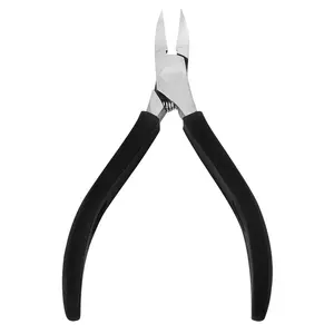 Private Label Customized Colors OEM Black Color Grip Stainless Steel Premium Quality Nail Cuticle Nail Nippers