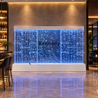 Mur de bulles d'eau LED RGB sur pied, panneau d'aquarium au design contemporain, mur de bulles, vente en gros d'usine