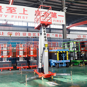 एल्यूमीनियम मिश्र धातु टेलीस्कोपिक हाइड्रोलिक लिफ्ट टेबल हवाई कार्य मंच ऊर्ध्वाधर मिश्र धातु एल्यूमीनियम उठाने मंच - Product Image 2