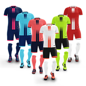 Voetbalshirt Voetbaltenue Ademend Mesh Sportkleding Leverancier - Product Image 1
