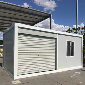 Casa Container Modulare Prefabbricata Personalizzata Mobile Flat-Pack per Negozi, Garage, Depositi Auto, Magazzini con Porta Avvolgibile - Product Image 3