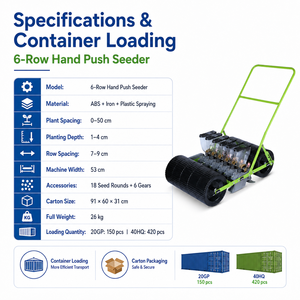 Sembradora Manual Multifuncional Apta <span class=keywords><strong>para</strong></span> Semillas de Maíz, Soja, Colza, Trigo y Vegetales - Product Image 3