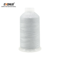 Lueur lumineuse dans le noir 150D/2 fil à coudre à broder en polyester rouleau de 3000 mètres