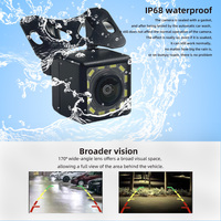 12V sísmico impermeable HD coche marcha atrás ayuda Universal para todos los coches con 170 grados de gran angular AHD/CCD cámara de visión trasera