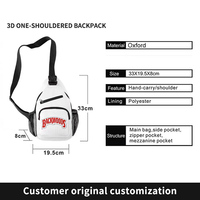 2024 harga rendah Mode Korea jaket flap oranye nilon anti pencurian wanita kustom bergaya luar ruangan tas selempang kayu latar