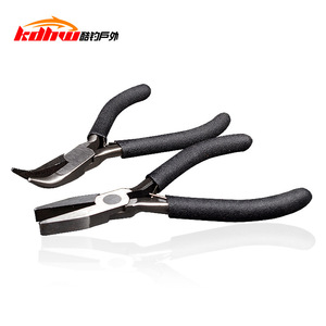 Alicates de pesca para exteriores, de acero con alto contenido de carbono, duraderos, con boca plana y puntiaguda para atar anzuelos, para uso en exteriores - Product Image 4