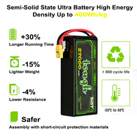 Высоконадежная полутвердотельная батарея 6S 22.2V 27000mAh 27Ah 3C/5C 400Wh/Kg с длительным сроком службы для сельскохозяйственных и коммерческих дронов